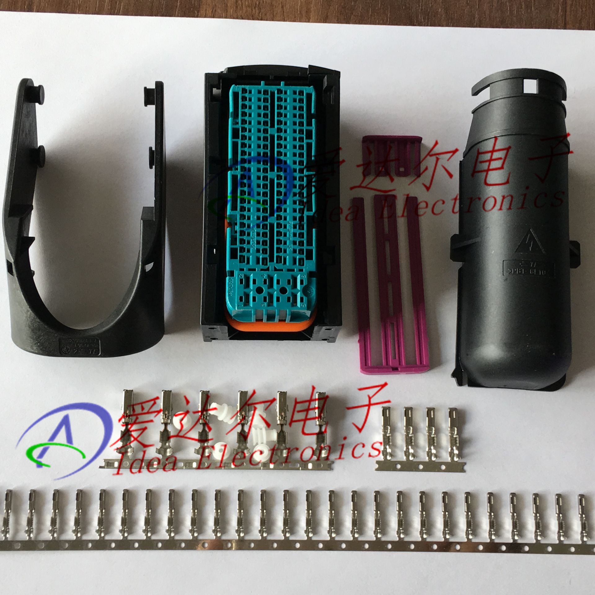 9-2289228-1 泰科/安普 TE/AMP 94P连接器外壳 护套 原装（整套）