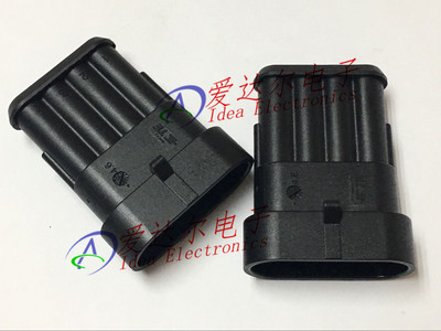 282106-1 泰科/安普 TE/AMP 4P连接器外壳 护套 进口原装正品