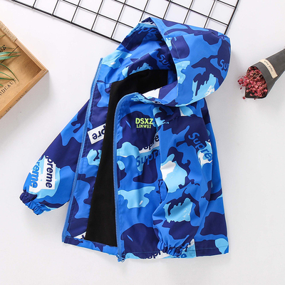 男孩帅洋气一体绒男童春秋装外套