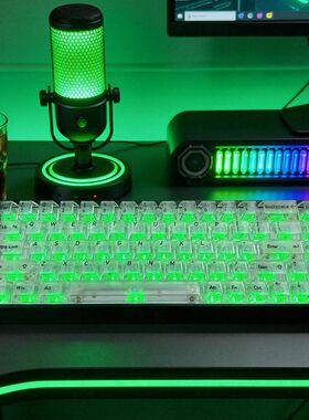 【顶面雾透白色键帽】 英/日/俄/韩文PC透光机械键盘按键