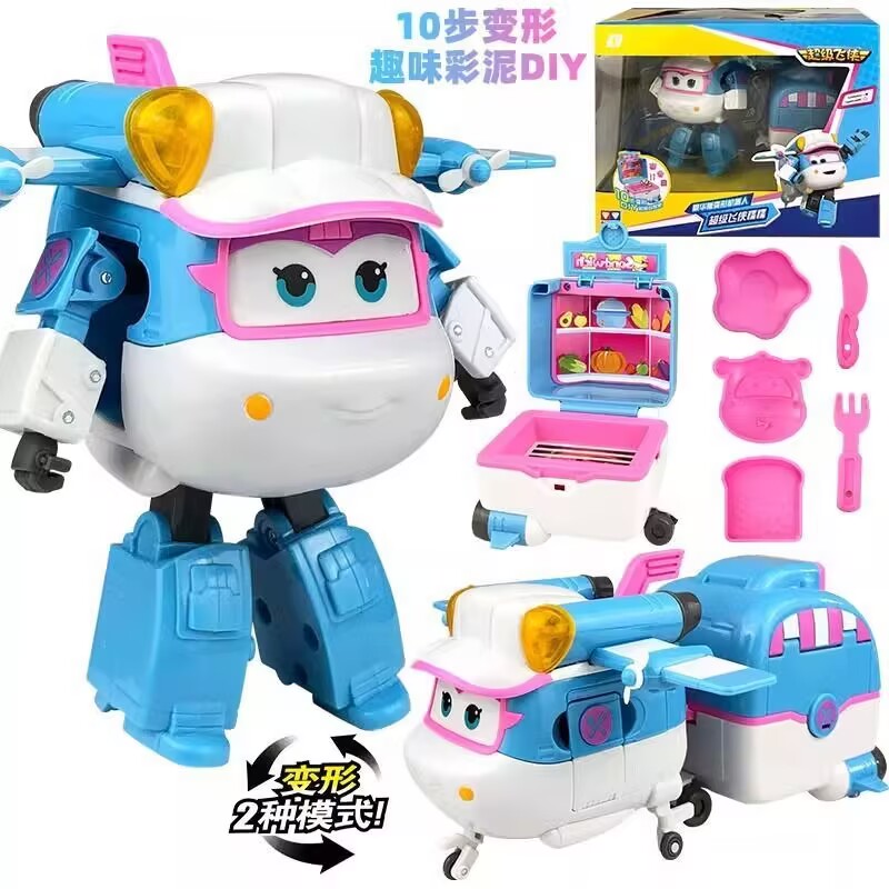 奥迪双钻超级飞侠豪华版变形11季变形机器人咚咚糯糯套装儿童玩具