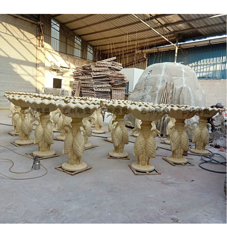 水泥雕刻酒店别墅景观雕塑定制