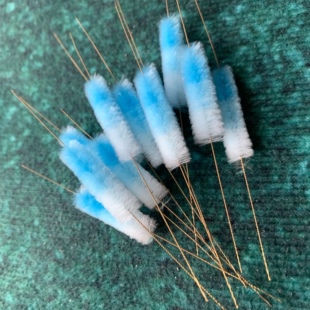 非遗工场绒花半成品绒条订制桑蚕丝手工diy