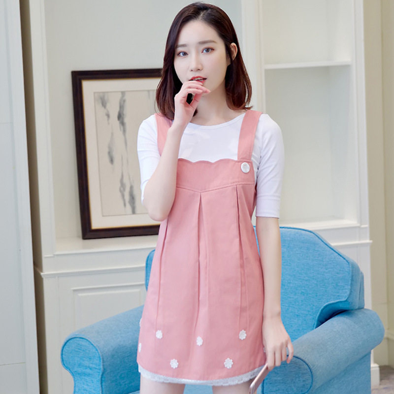 防辐射服孕妇装衣服女外穿吊带肚兜连衣裙怀孕期上班族电脑防护服