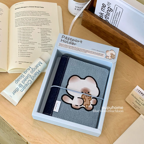 pupu护照夹A7多功能手账本保护套