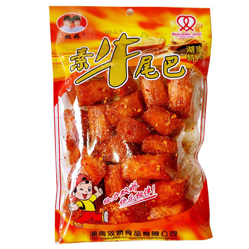 牛尾巴麻辣条 香辣味 140克拉条辣条80后零食儿时怀旧零食 有嚼劲