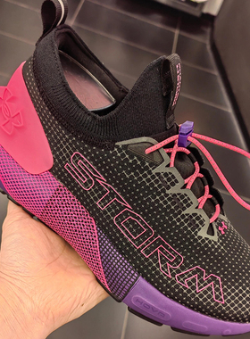 安德玛UA男鞋春秋运动鞋HOVR减震软底休闲健身防滑跑步鞋3026610