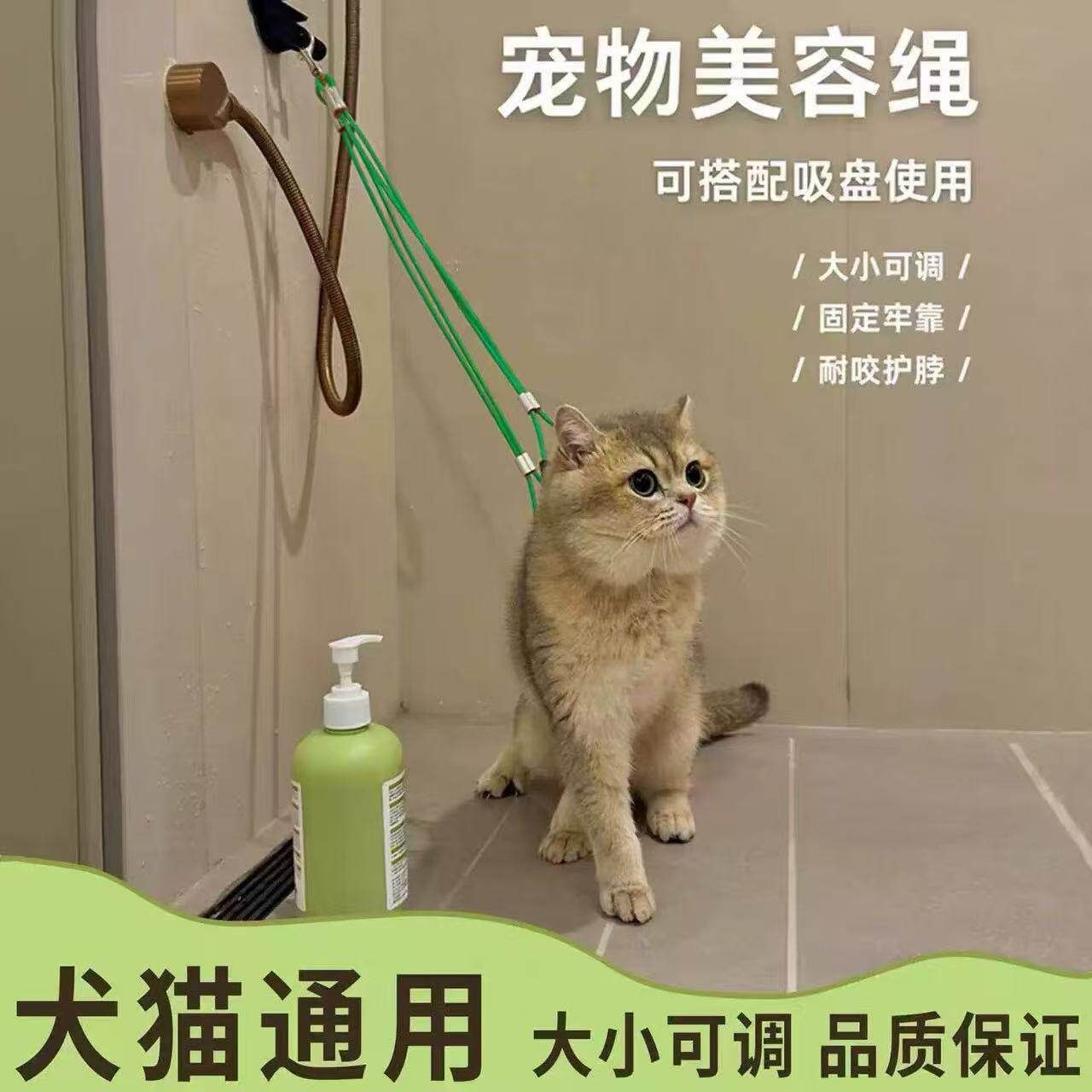 狗狗洗澡固定绳宠物美容台专用