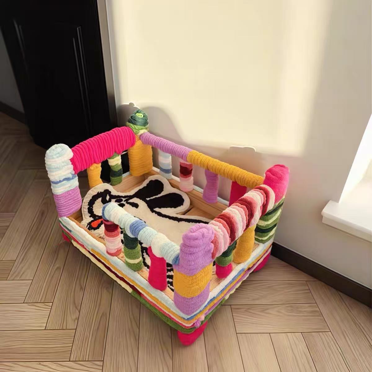 自制狗窝diy材料猫尾巴线超粗