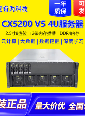 CX5200 V5 4U服务器准系统2.5寸8盘位DDR4内存云计算intel3647针