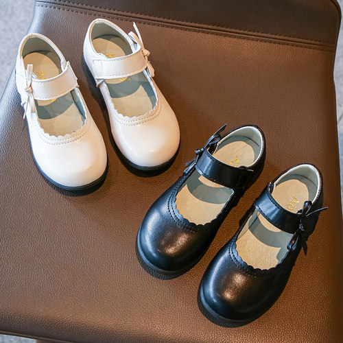 女童皮鞋春秋款学生演出鞋
