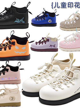 native Fitzsimmons儿童马丁靴秋冬3.0欧包靴加绒防水两穿高帮鞋