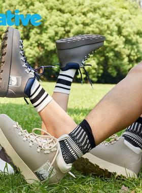 native Fitzsimmons马丁靴男加绒防水保暖高帮鞋欧包靴绑带工装靴