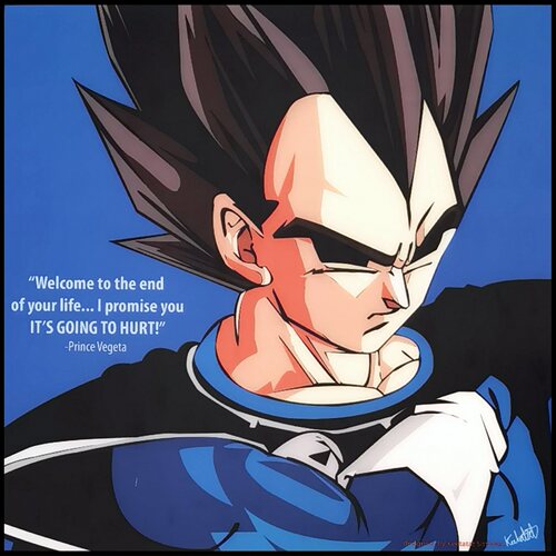 赛亚人贝吉塔PrinceVegeta挂画