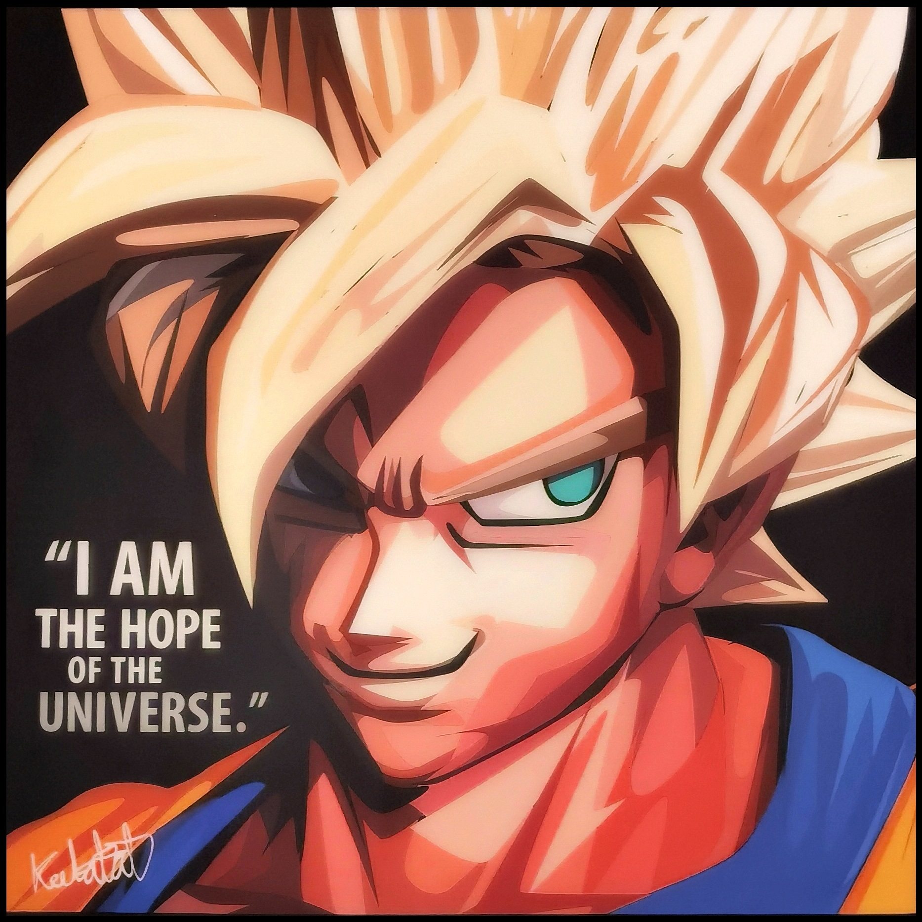 龙珠赛亚人孙悟空Kakarotto挂画