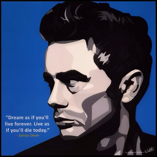 美偶像詹姆斯.迪恩JamesDean挂画