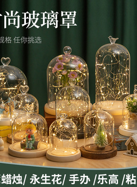 火树银花星星玻璃罩子发光