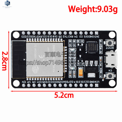 NodeMCU ESP32  ESP32-WROOM-32E/32UE WROVER开发板WiFi蓝牙模快