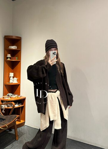 非实价2026秋季新款时尚气质高品质宽松百搭休闲显瘦羊绒毛衣女