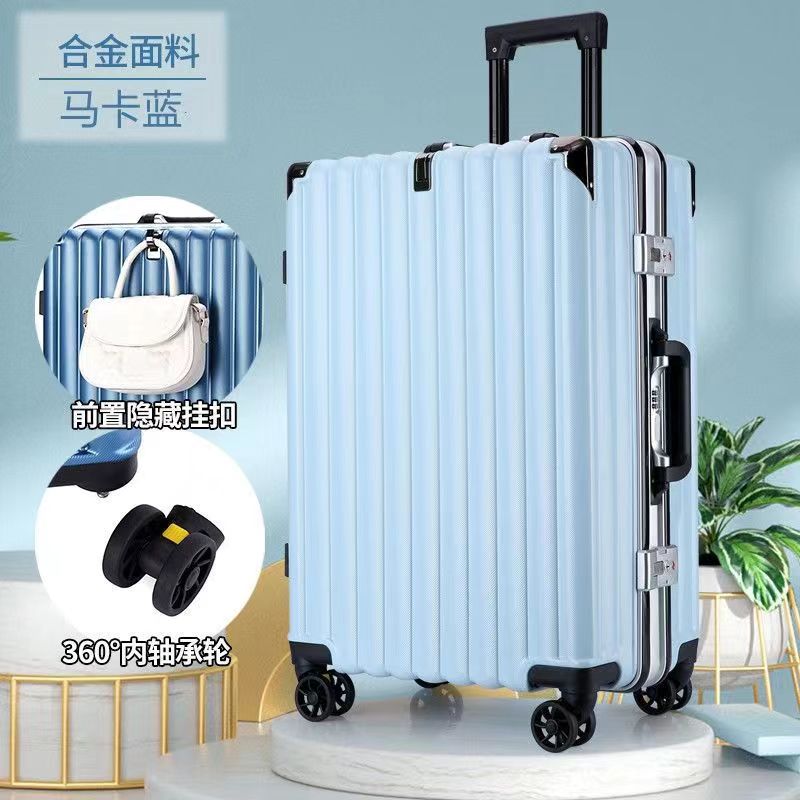 正品商务进口拉杆行李箱手提新款学生收纳万向轮大容量登机酒红嫁