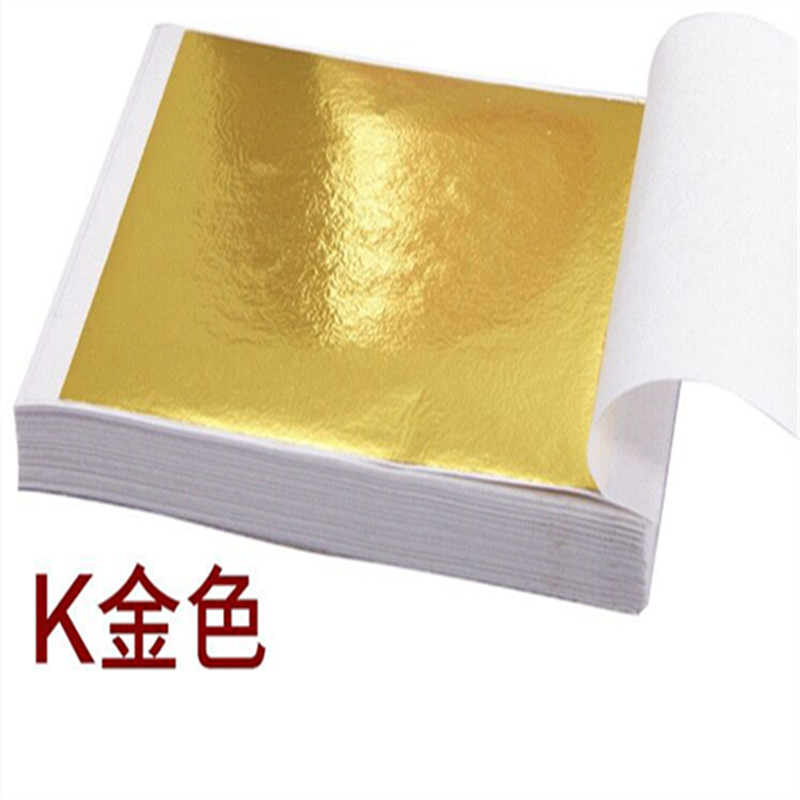 水晶滴胶树脂胶手工diy烟灰缸吊坠饰品填充材料9*9cm金箔纸银箔纸