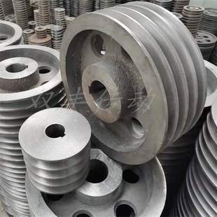 三角皮带轮C型四槽4槽电机轮外径120-500mm铸铁电机传动盘皮带盘
