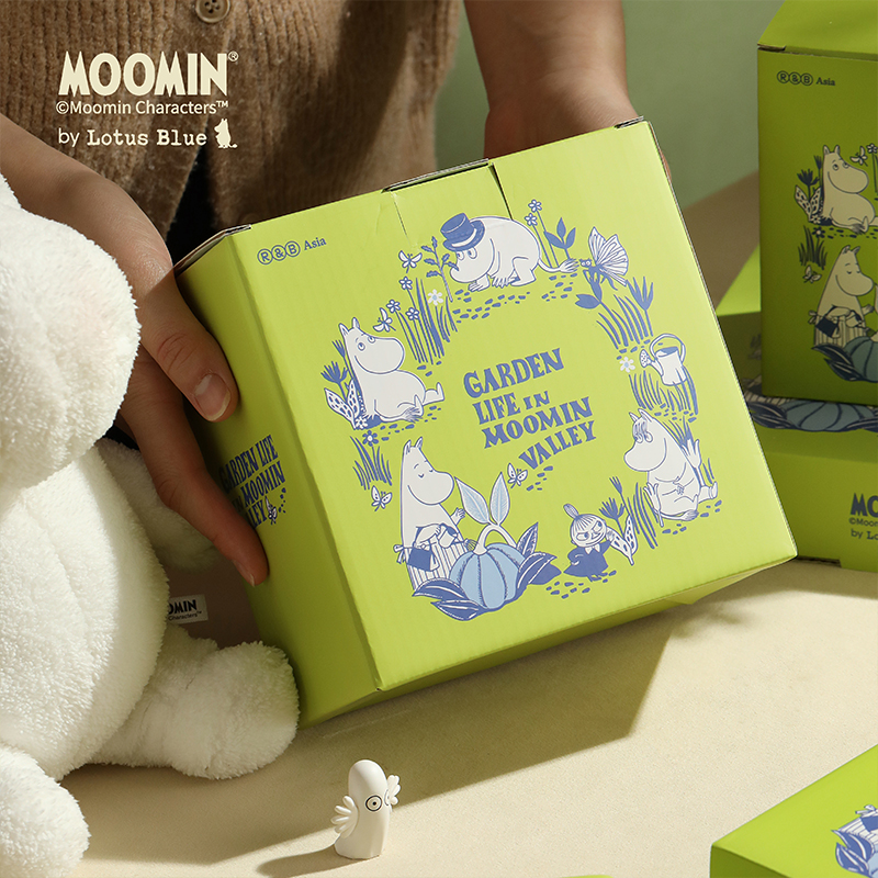 蓝莲花家居moomin姆明餐具陶瓷饭碗盘实用送闺蜜礼品节日生日礼物