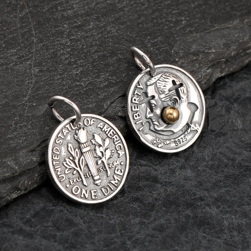 S925纯银马戏团小丑吊坠