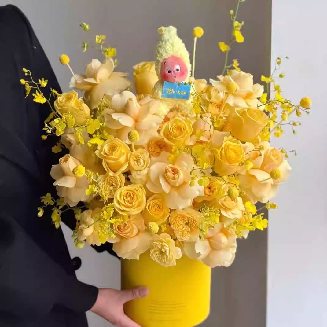 情人节北京鲜花同城速递配送黄玫瑰南京杭州苏州温州宁波合肥无锡