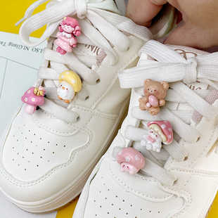 可拆卸女孩卡通鞋带扣鞋子上面的装饰品配件个性亮面diy儿童鞋花
