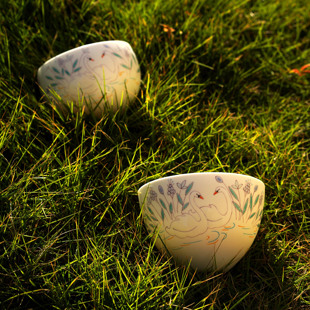 手作天鹅咖啡杯蛋蛋杯猪口杯丸子