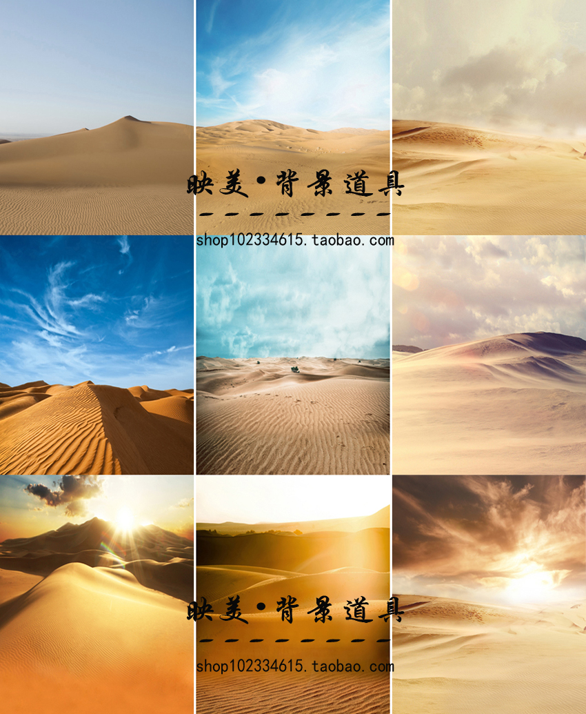 摄影拍照背景纸沙漠背景布