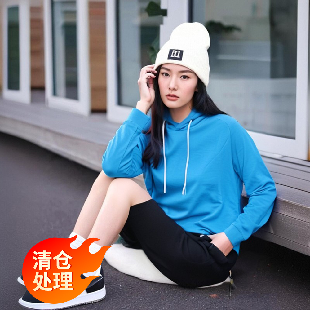 断码清仓100%纯羊毛男女同款卫衣