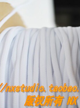 DIY MOD 蛇皮网 3mm 白色 加密型 包线 3mm编织网