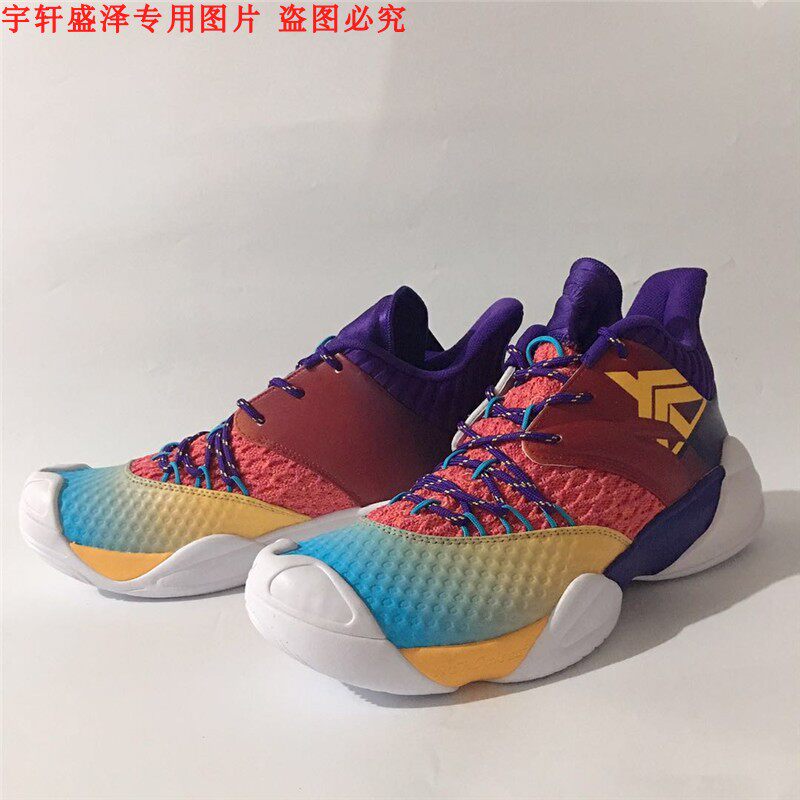 安踏篮球鞋男 三代秒杀新KT狂潮战靴外场球鞋运动鞋11931605-1