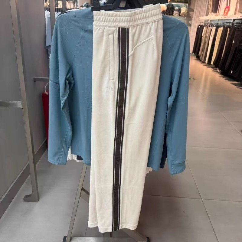 Y安踏休闲阔腿裤长裤女士冬季新款慵懒风运动裤休闲裤162548308