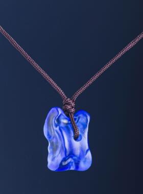 百搭彩色小众夏季吊坠项链