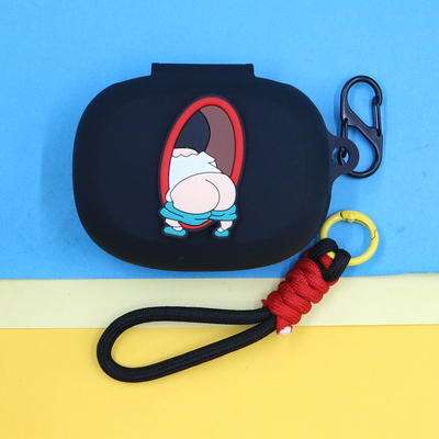 适用JBL Endurance Peak4挂耳式蓝牙耳机保护套潮酷可爱个性任意门蜡笔小新蓝猫库洛米手绳挂饰防摔硅胶软壳