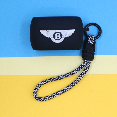 适用Jabra/捷波朗Elite active 85t蓝牙耳机保护套E2/3/4个性黑色潮酷简约图标手绳挂饰硅胶软壳