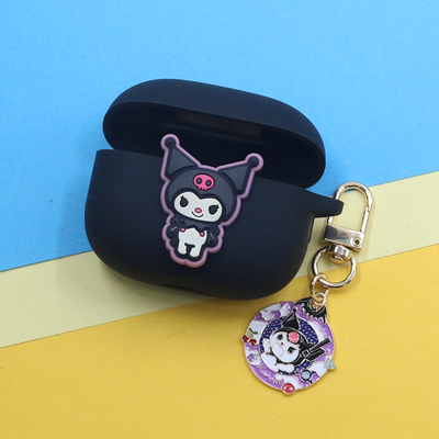 适用荣耀Earbuds 3PRO蓝牙耳机保护套X3i可爱萌卡通小清新库洛米KT猫长耳朵狗小挂饰吊坠X2SE防摔硅胶软壳