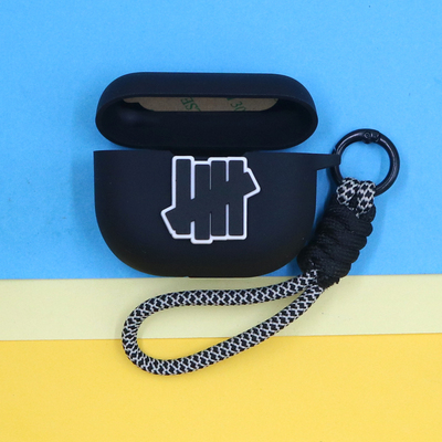 适用Jabra捷波朗Elite 8 Active蓝牙耳机保护套E10个性黑色潮酷简约拼色打结编织手绳挂饰防摔硅胶软壳