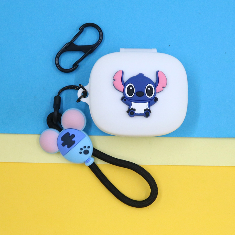 适用红米Redmi Buds 7S/6/6s蓝牙耳机保护套6PLAY活力版SE潮酷可爱萌卡通史迪仔奇手绳Buds5防摔连体硅胶软壳