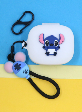 适用红米Redmi Buds 7S/6/6s蓝牙耳机保护套6PLAY活力版SE潮酷可爱萌卡通史迪仔奇手绳Buds5防摔连体硅胶软壳