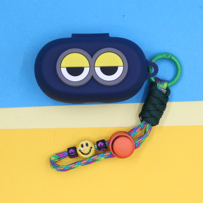 适用Jabra捷波朗ELITE 7ACTIVE蓝牙耳机保护套7pro个性小清新可爱简约萌卡通大眼睛爱心手绳挂饰防摔硅胶软壳