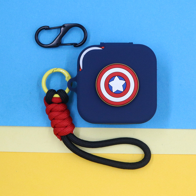 适用CMF by NOTHING Buds pro2蓝牙耳机保护套Buds2Plus潮酷个性简约蜘蛛侠黑豹美队凹凸曼手绳挂饰硅胶软壳