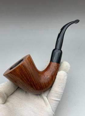 小猪烟斗 二手石楠木 意大利Castello Collection Fiammata火焰纹