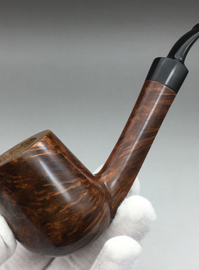 小猪烟斗 二手石楠木 丹麦W.O.Larsen 平A时期 造型别致 精品手工