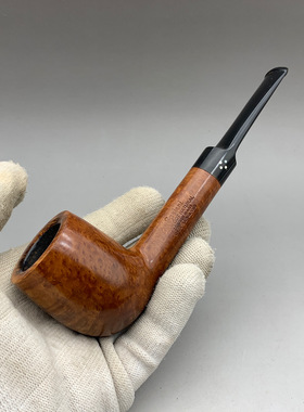 小猪烟斗 二手石楠木英国Sasieni four dot Natural Buckingham s