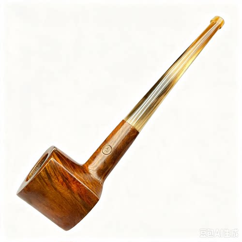 小猪烟斗全新石楠木 30 年代法国 MC 三角