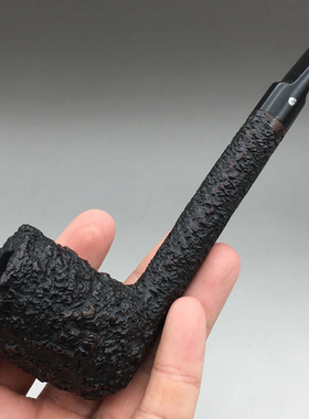 小猪烟斗 二手石楠木 意大利Castello Sea Rock KK 70年代 罗瓦